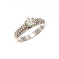 14ct White Gold Diamond Ring