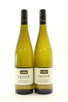 (2) 2017 Carrick Dry Riesling, Bannockburn