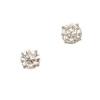 14ct White Gold Diamond Studs