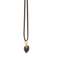 18ct Ole Lynggaard Lotus Pendant on Silk Collier