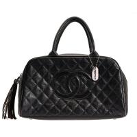 Vintage Chanel Caviar Bowler Bag