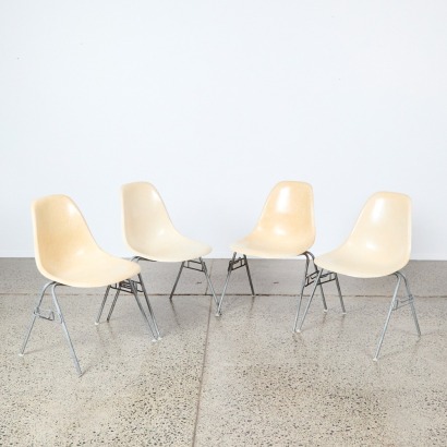 A Set of Four DSS Chairs by Charles and Ray Eames for Herman Miller A/F