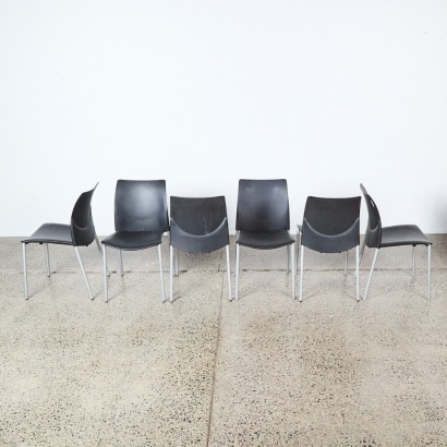 A Set Of Six Global Chairs By Josep Llusca For ENEA
