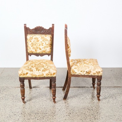 A Pair of Antique Style Dining Chairs