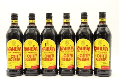 (6) Kahlua Coffee Liqueur, Mexico, 16% ABV, 750ml