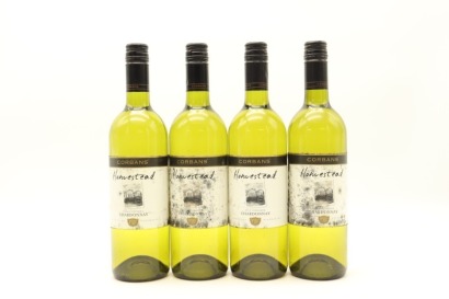 (4) Corbans Homestead Chardonnay, Gisborne, 13% ABV, 750ml