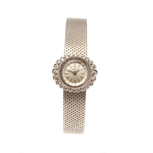 Zenith 18ct White Gold Diamond Wristwatch