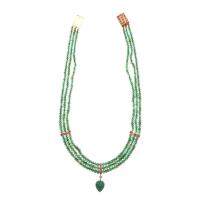 18ct Vintage Emerald and Ruby Necklace
