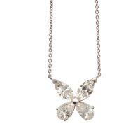 18ct White Gold Graff Butterfly Diamond Pendant