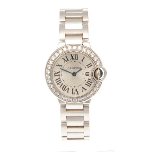 Cartier 18ct White Gold Balloon Bleu Diamond Wristwatch