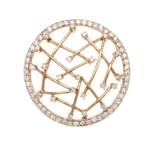 9ct Diamond Circle Pendant