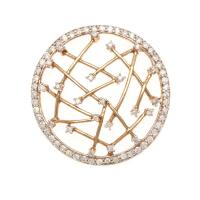 9ct Diamond Circle Pendant