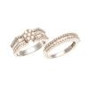 18ct White Gold Diamond Dress Ring Set