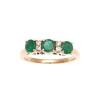 14ct Emerald and Diamond Ring