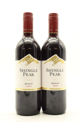 (2) 2022 Shingle Peak Merlot, Australia