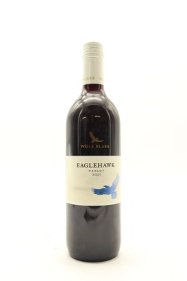 (1) 2021 Wolf Blass Eaglehawk Merlot, South Australia