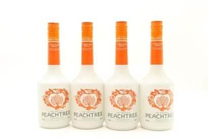 (4) De Kuyper Peachtree Liqueur, USA, 20% ABV, 700ml
