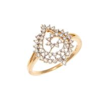 18ct Diamond Cluster Ring