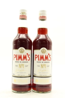(2) Pimm's No. 1 Gin Cup Liqueur, England, 25% ABV, 700ml