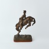 AFTER FREDERIC REMINGTON Bronze Bronco Sculpture