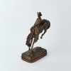 AFTER FREDERIC REMINGTON Bronze Bronco Sculpture - 2