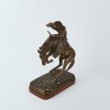 AFTER FREDERIC REMINGTON Bronze Bronco Sculpture - 2