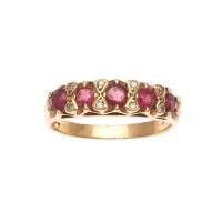 9ct Ruby and Diamond Ring