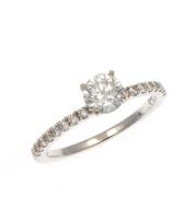 14ct White Gold Diamond Ring