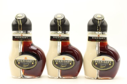 (3) Sheridan's Original Coffee Layered Liqueur, 15.5% ABV, 500ml