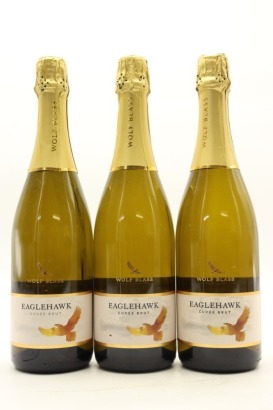 (3) NV Wolf Blass Eaglehawk Sparkling Brut, South Australia