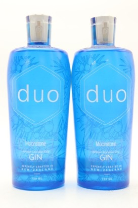 (2) Duo Distilleries Moonstone Gin, New Zealand, 40% ABV, 750ml