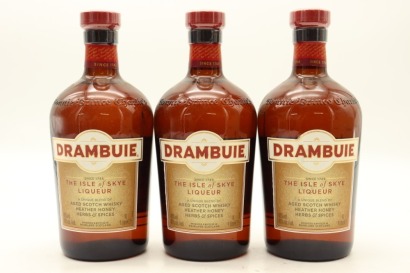 (3) Drambuie Heather Honey Whisky Liqueur, Scotland, 40% ABV