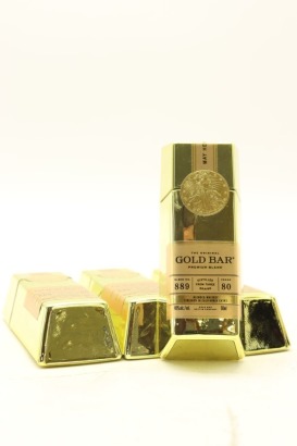 (4) Gold Bar California Cask Finished Blended American Whisky, 40% ABV, 50ml