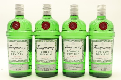 (4) Tanqueray London Dry Gin, Scotland, 40% ABV, 1000ml