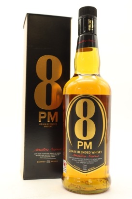 (1) Radico Khaitan 8 PM Grain Blended Whisky, India - Scotland, 42.8% ABV, 750ml (GB)