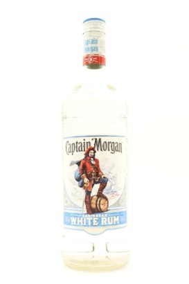 (1) Captain Morgan White Rum, Puerto Rico, 37.5% ABV, 1000ml