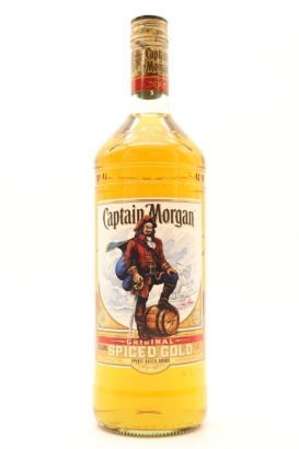 (1) Captain Morgan Original Spiced Caribbean Gold Rum, Puerto Rico, 35% ABV, 1000ml