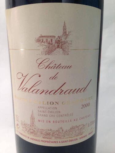 (6) 2000 Chateau Valandraud, St Emilion 