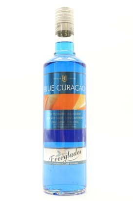 (1) Everglades Blue Curacao Liqueur, New Zealand, 13.9% ABV, 700ml