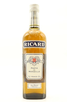(1) Ricard Pastis de Marseille, Provence, France, 45% ABV, 700ml