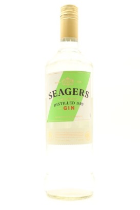 (1) Seagers Lime Twisted Distilled Dry Gin, England, 37.5% ABV, 1000ml