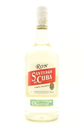 (1) Ron Santiago de Cuba Carta Blanca Rum, Cuba, 38% ABV, 1000ml