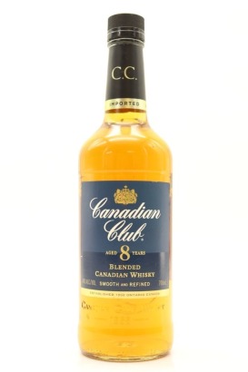 (1) Canadian Club 8 Year Old Blended Canadian Whisky, 40% ABV
