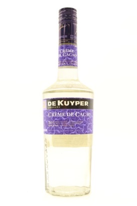 (1) De Kuyper Creme de Cacao White Liqueur, USA, 24% ABV, 700ml