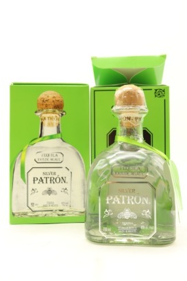 (2) Patron Silver Tequila, Jalisco, 40% ABV, 700ml (GB)