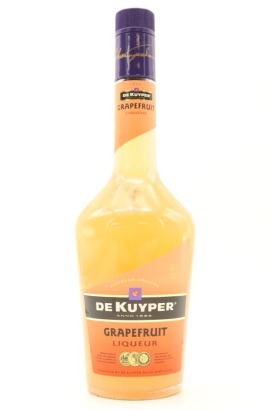 (1) De Kuyper Grapefruit Liqueur, Netherlands, 15% ABV, 700ml