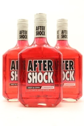 (3) After Shock Hot & Cool Red Cinnamon Liqueur, Canada, 30% ABV, 700ml