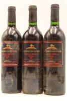 (3) 1987 Goldwater Estate Cabernet Merlot Franc, Waiheke