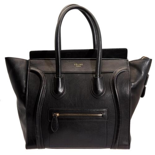 Celine Luggage Leather Tote Bag