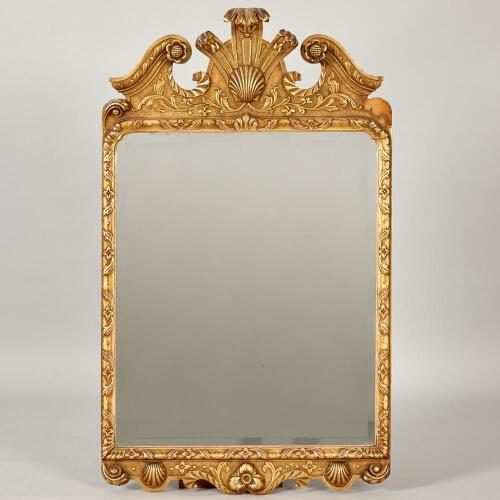 An Ornate Gilt Framed Mirror